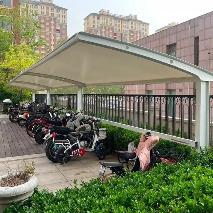 茶陵县膜结构电动车棚